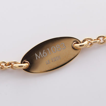 LOUIS VUITTON Essential V Plated Necklace