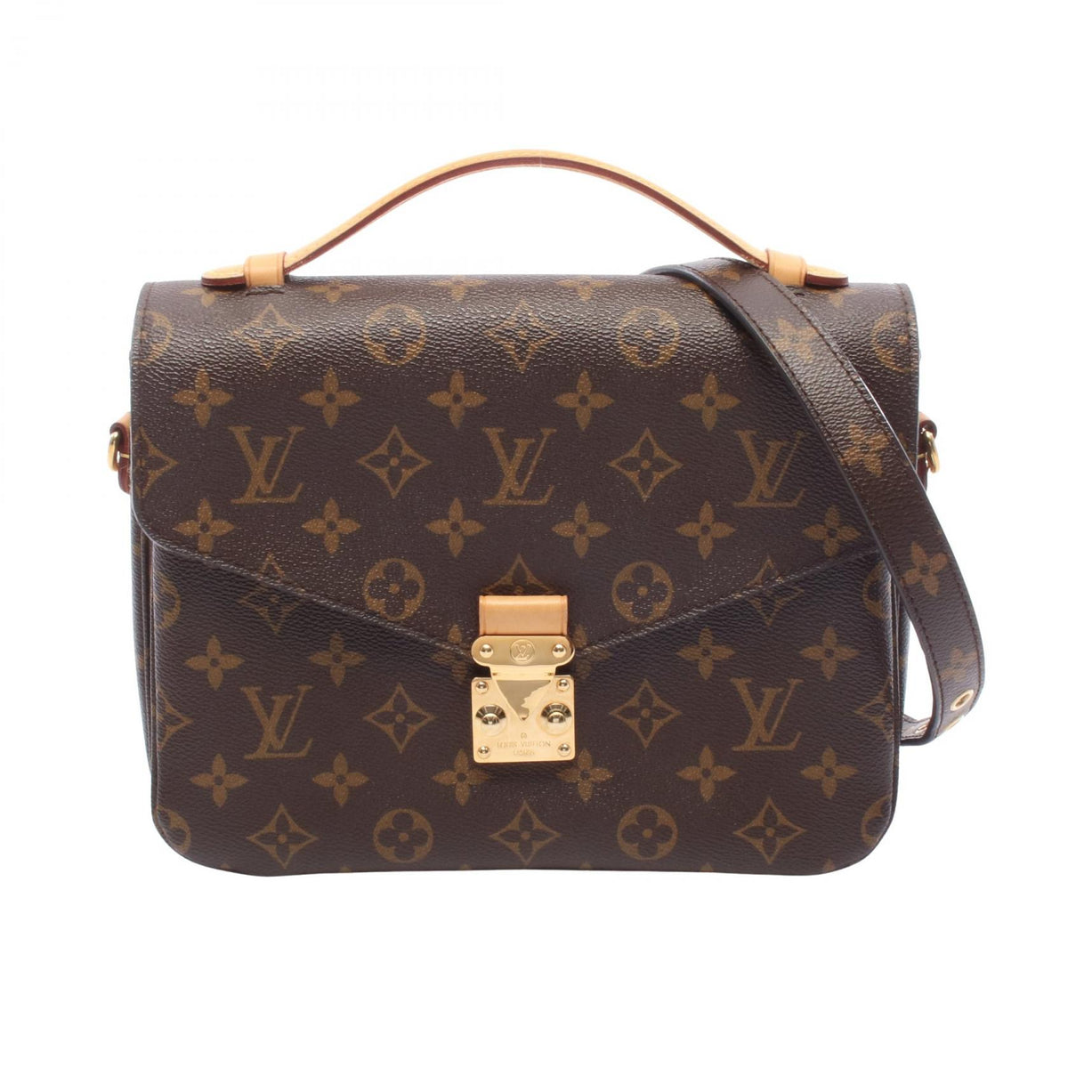 LOUIS VUITTON Pochette Metis Bag Brown