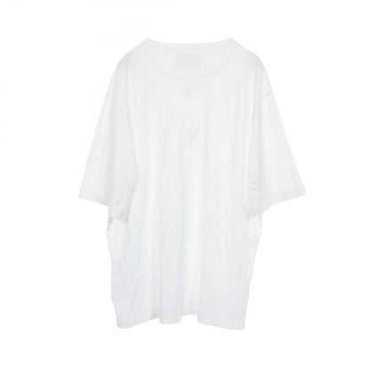 PRADA Triangle Logo Cotton T-Shirt White Size M