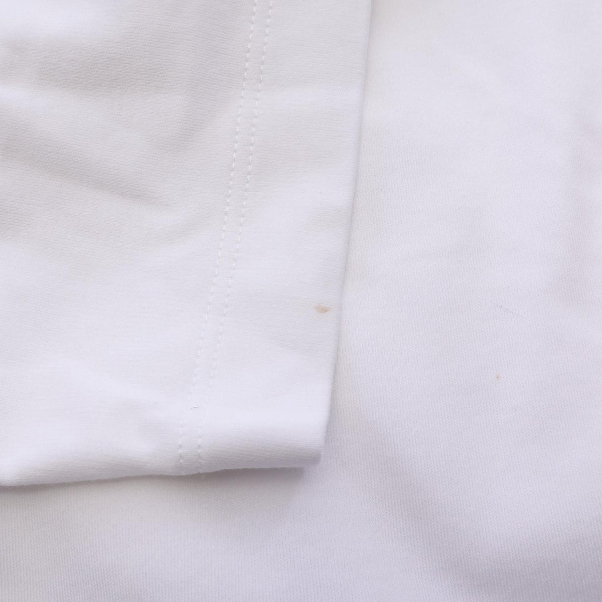 PRADA Triangle Logo Cotton T-Shirt White Size M