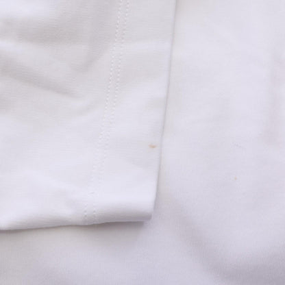 PRADA Triangle Logo Cotton T-Shirt White Size M