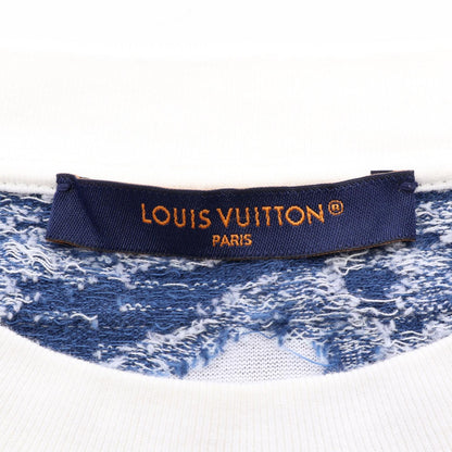 LOUIS VUITTON Graphic Monogram T-Shirt Blue Size L