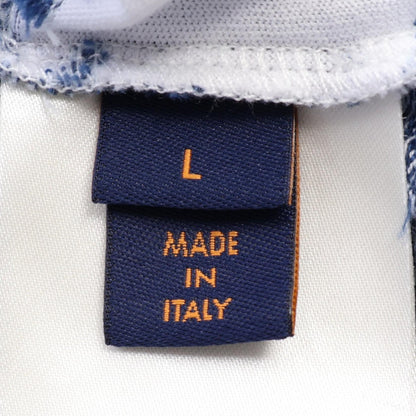 LOUIS VUITTON Graphic Monogram T-Shirt Blue Size L