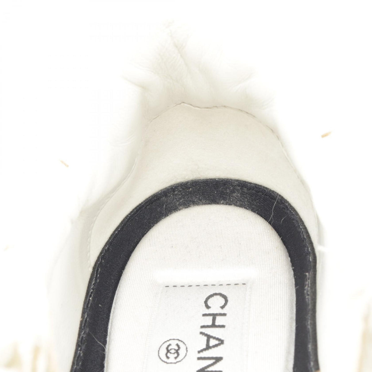 CHANEL Coco Mark Leather Sneakers Gold Size 38