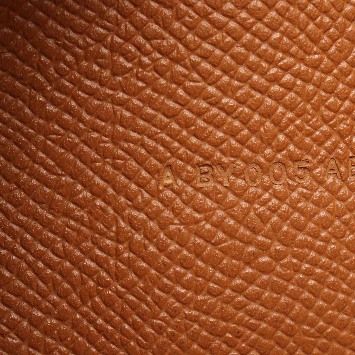 HERMES Bearn Soufflet Gold Long Wallet