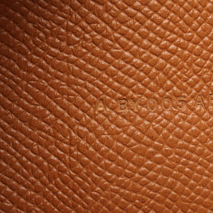 HERMES Bearn Soufflet Gold Long Wallet