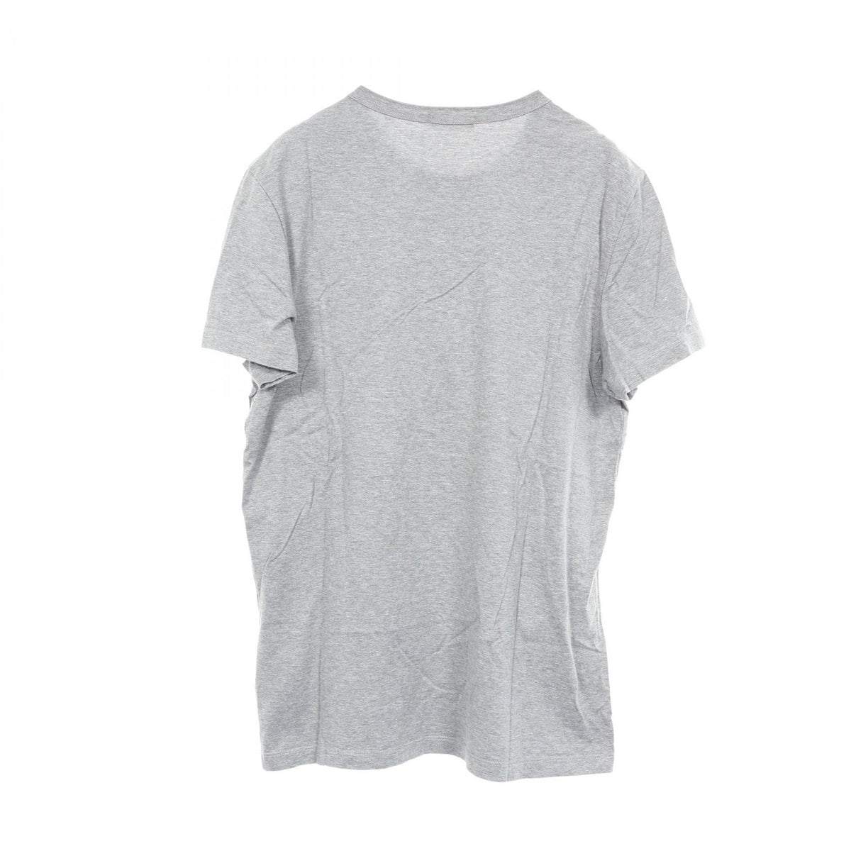 MONCLER Logo Patch Cotton T-Shirt Gray Size M
