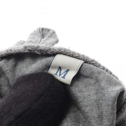 MONCLER Logo Patch Cotton T-Shirt Gray Size M
