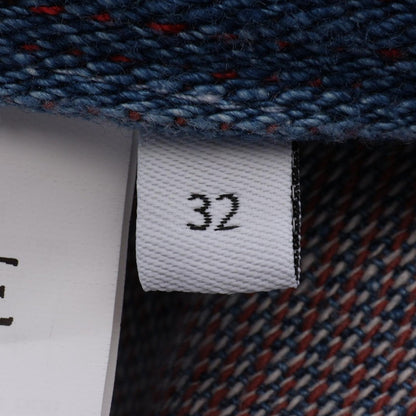 LOEWE Anagram Hooded Denim Jacket Blue Cotton Size 32