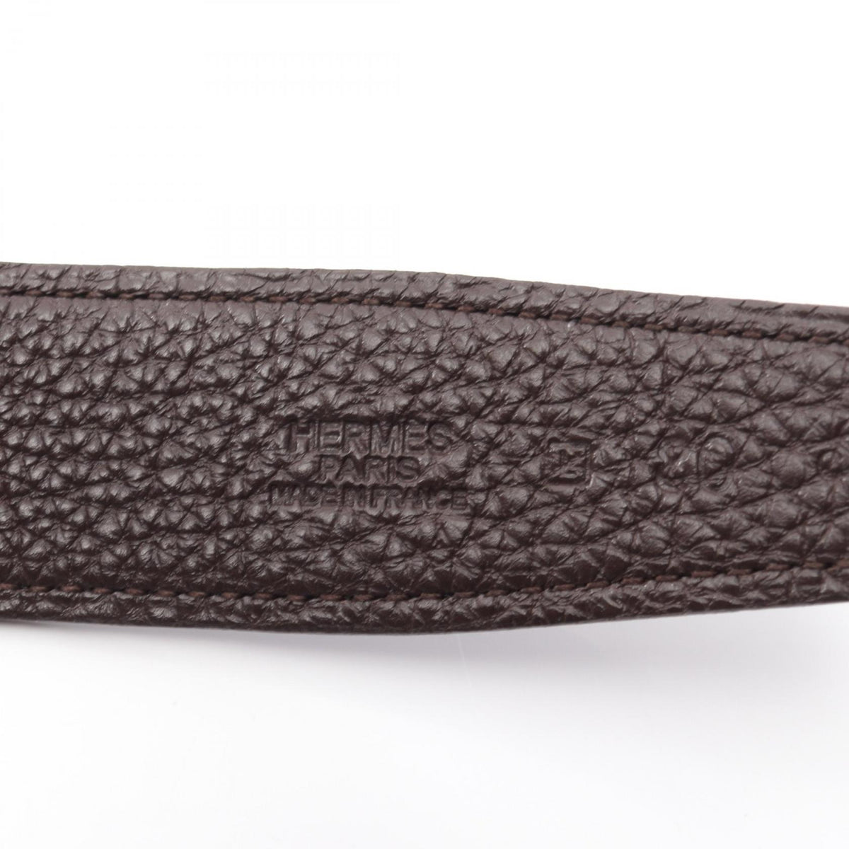 HERMES Evelyne Reversible Box Calf Belt Size 80