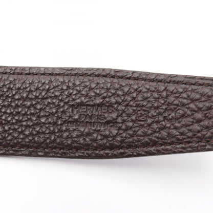 HERMES Evelyne Reversible Box Calf Belt Size 80