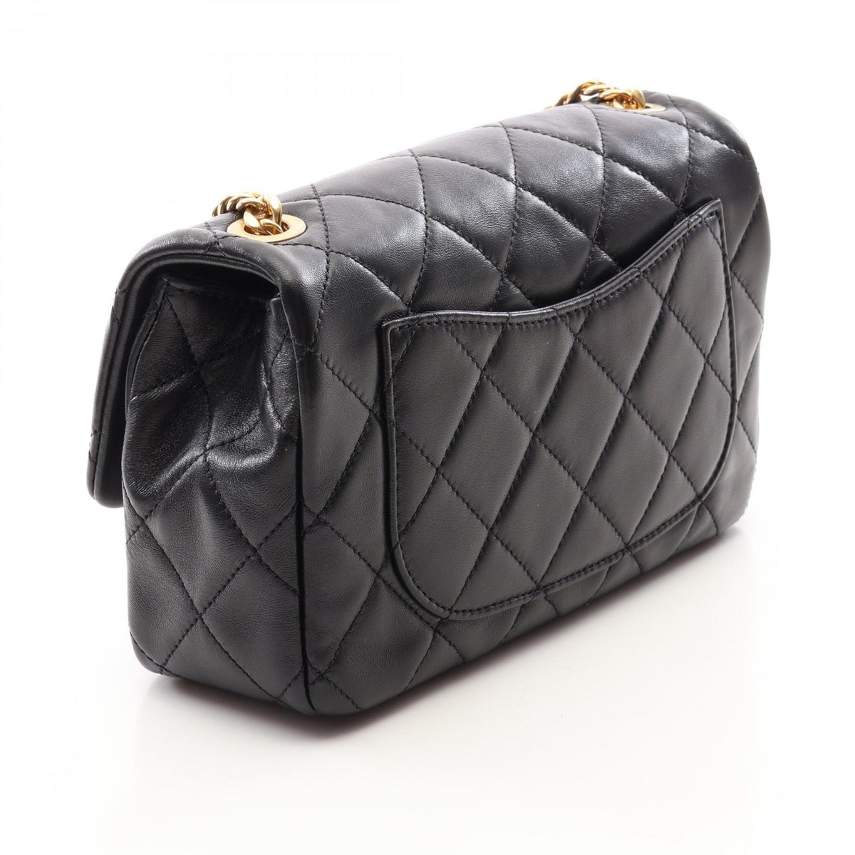 CHANEL Matelasse Lambskin Bag Black