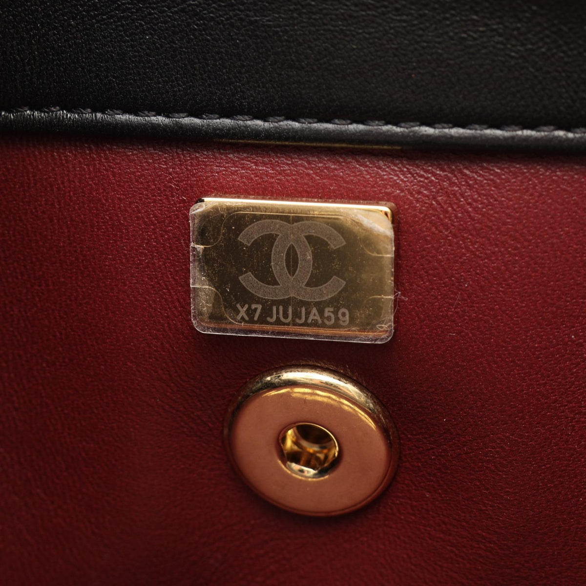 CHANEL Matelasse Lambskin Bag Black
