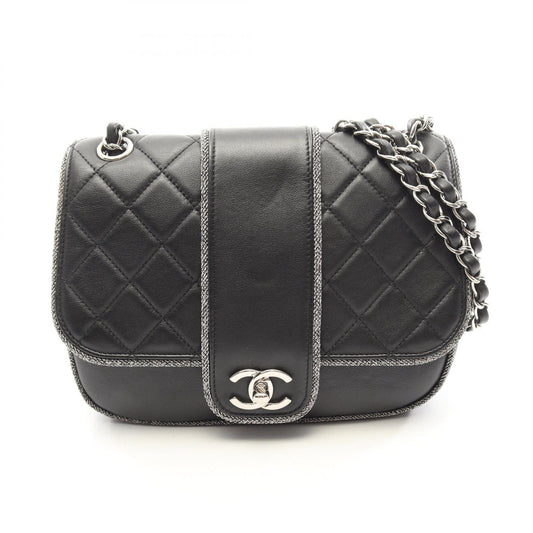 CHANEL Matelasse Lambskin Bag Black