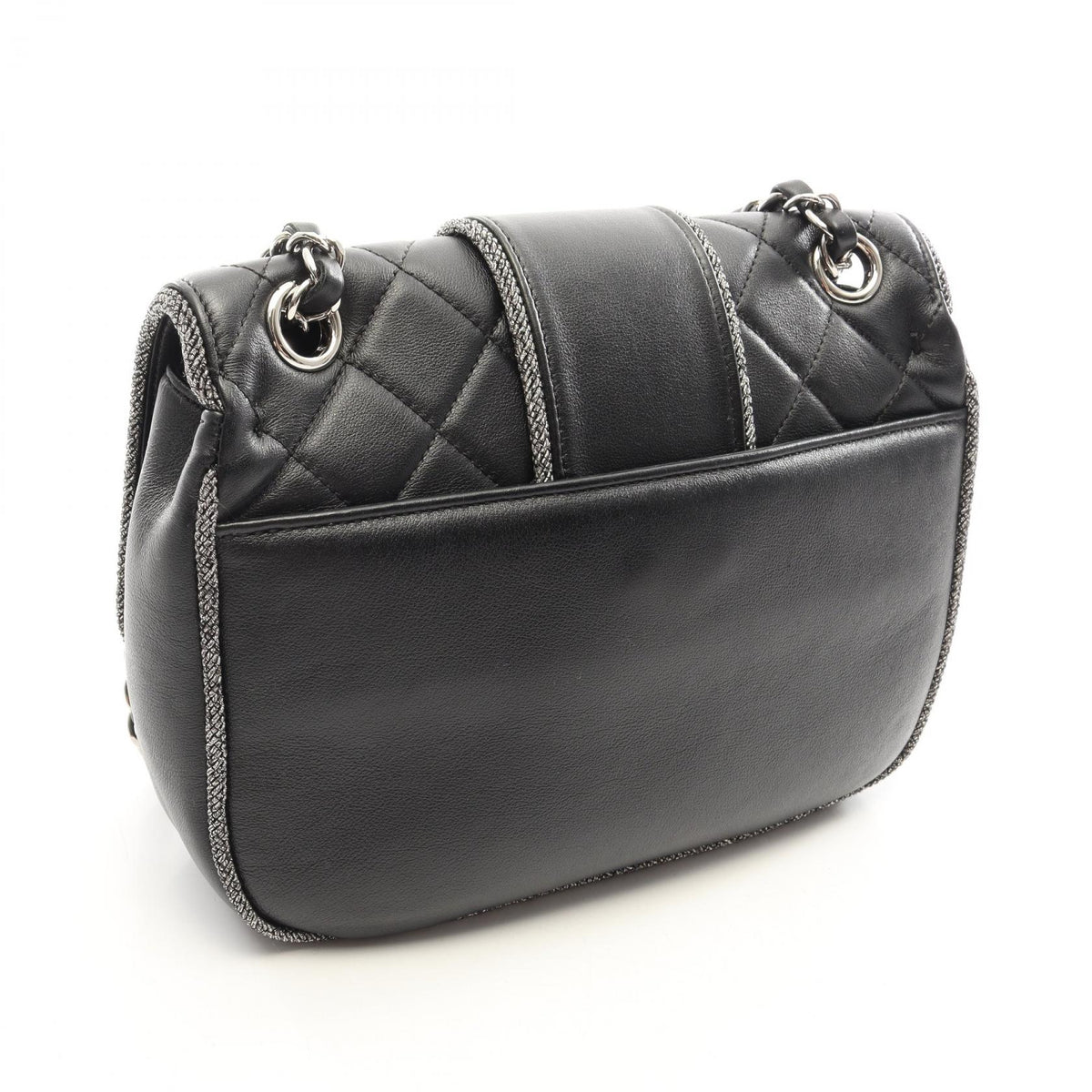 CHANEL Matelasse Lambskin Bag Black