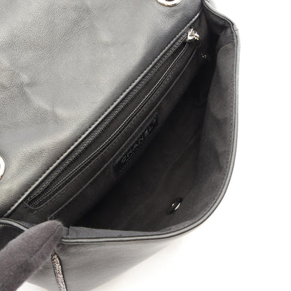 CHANEL Matelasse Lambskin Bag Black