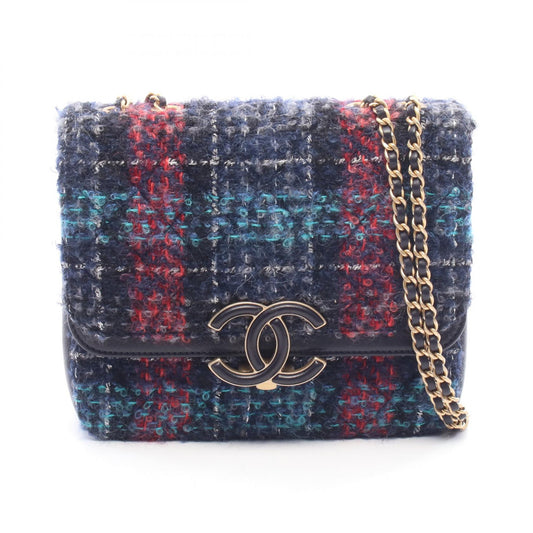 CHANEL Matelasse Fabric Shoulder Bag