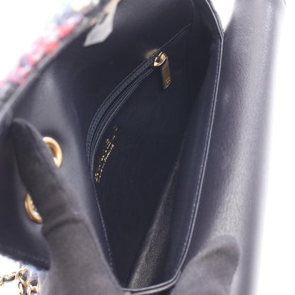 CHANEL Matelasse Fabric Shoulder Bag