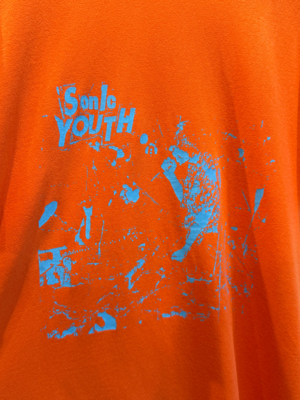 SONIC YOUTH 00's  bootleg band tee shirt Orange Size M