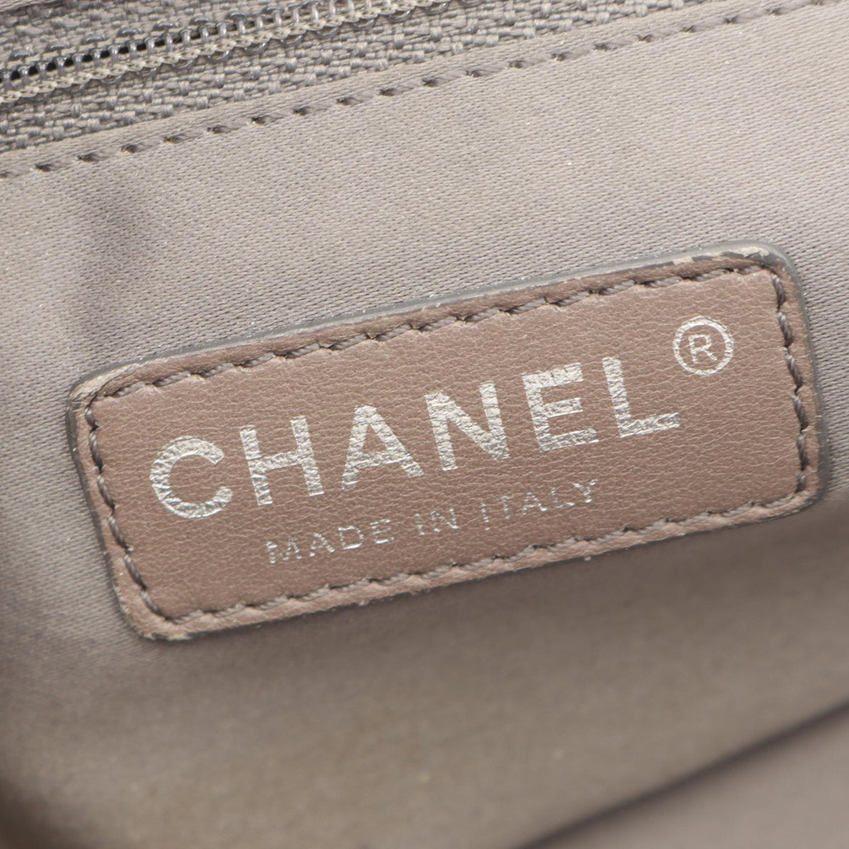 CHANEL 2.55 Punching Leather Bag White