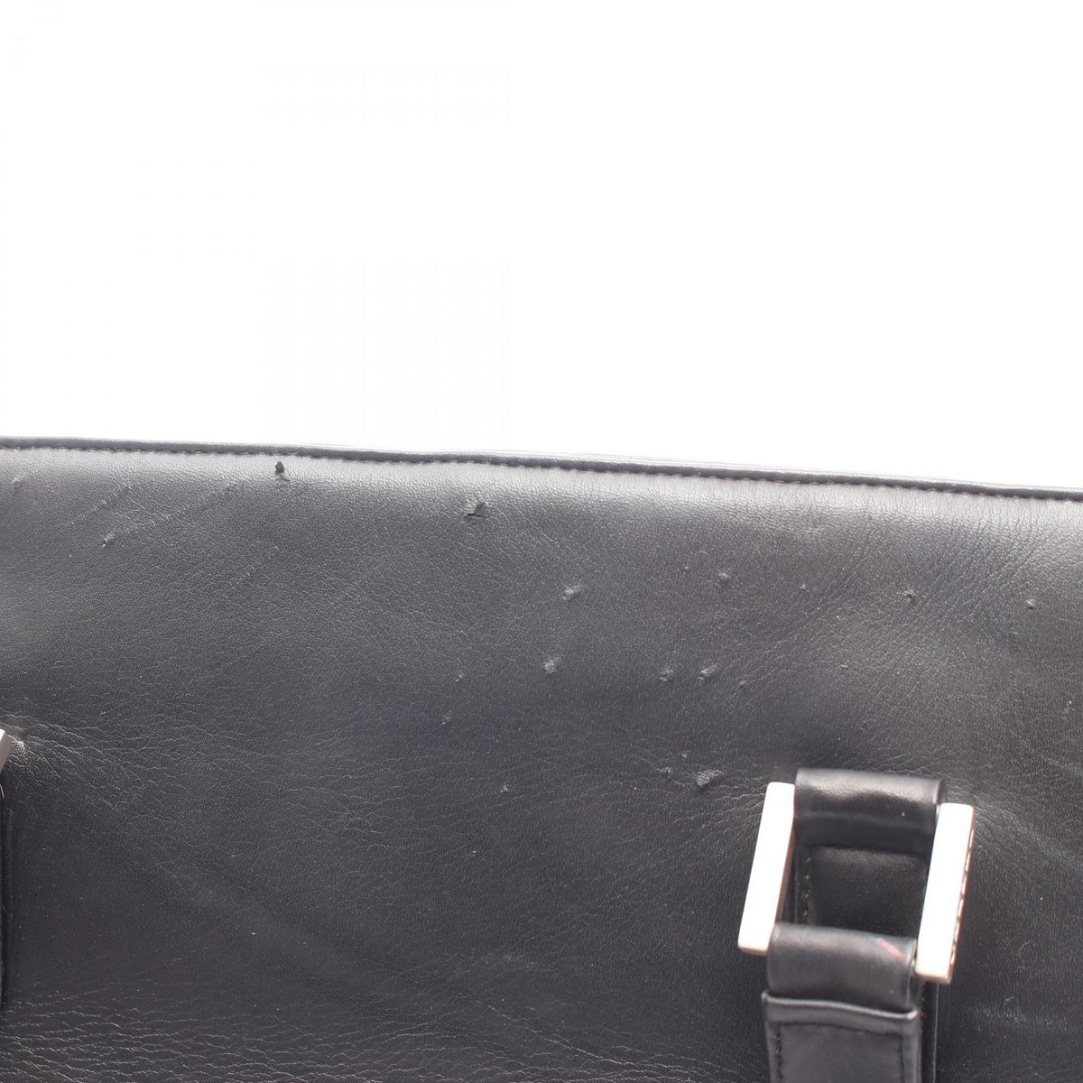 CHANEL Black Embossed Logo Shoulder Bag