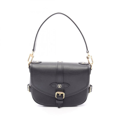 LOUIS VUITTON Saumur BB Epi Bag Black