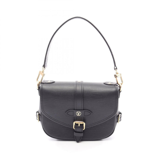 LOUIS VUITTON Saumur BB Epi Bag Black