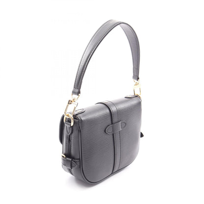 LOUIS VUITTON Saumur BB Epi Bag Black