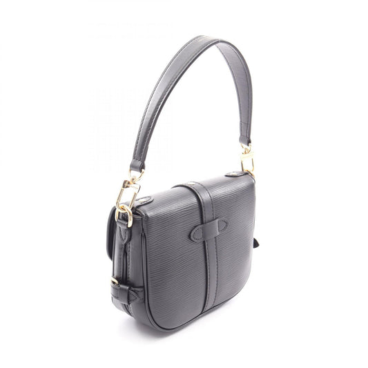 LOUIS VUITTON Saumur BB Epi Bag Black