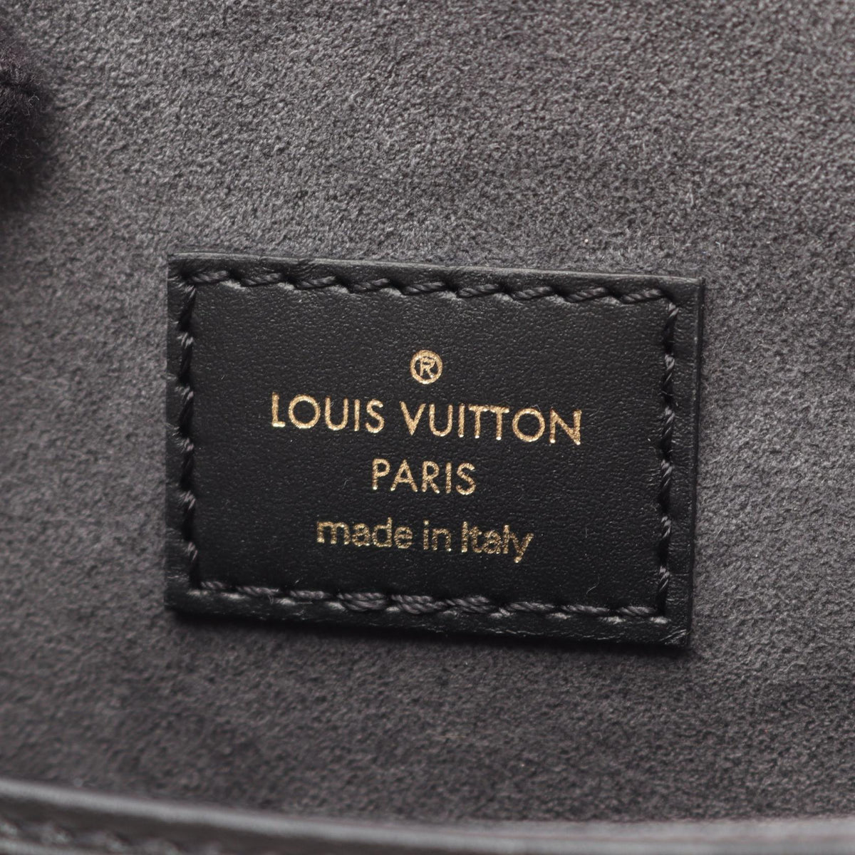 LOUIS VUITTON Saumur BB Epi Bag Black