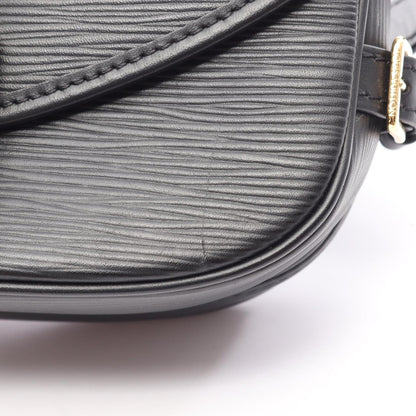 LOUIS VUITTON Saumur BB Epi Bag Black