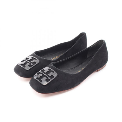 Tory Burch Black Suede Logo Pumps Size US 5.5