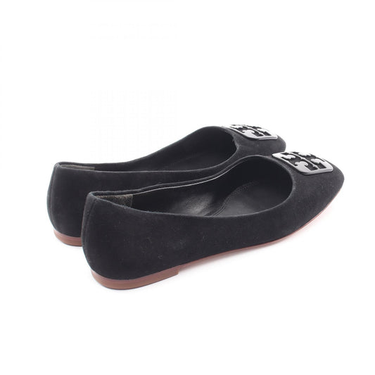 Tory Burch Black Suede Logo Pumps Size US 5.5