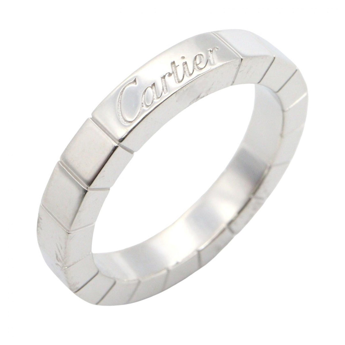 CARTIER K18WG Ring Silver Size JP 7