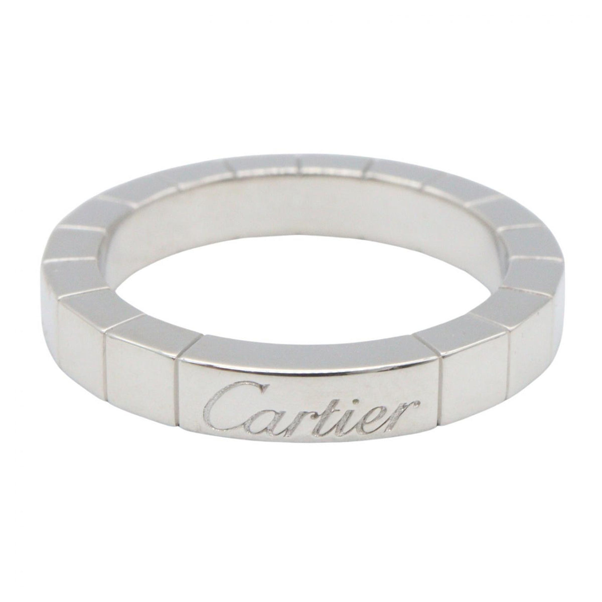 CARTIER K18WG Ring Silver Size JP 7
