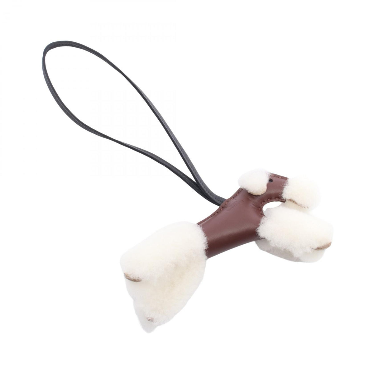 HERMES Buddy Charm Rouge Milo Leather