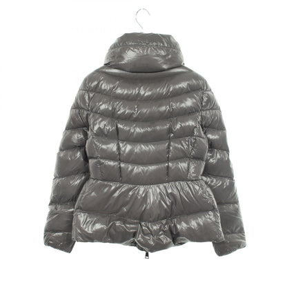 MONCLER MIRIEL Gray Nylon Down Jacket Size 0