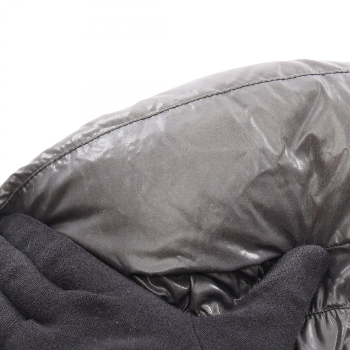 MONCLER MIRIEL Gray Nylon Down Jacket Size 0