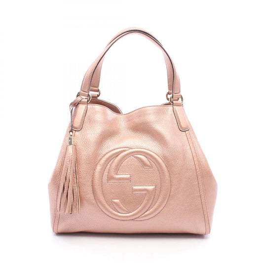 GUCCI Soho Cellerius Interlocking Bag Pink