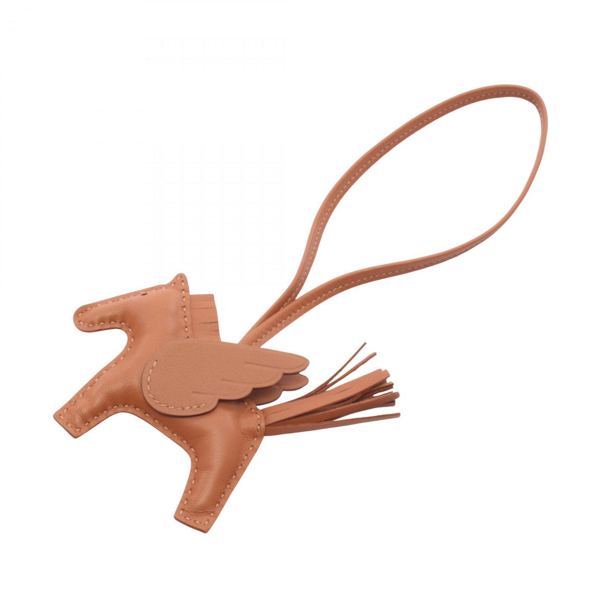 HERMES Rodeo Pegasus PM Gold Charm Brown