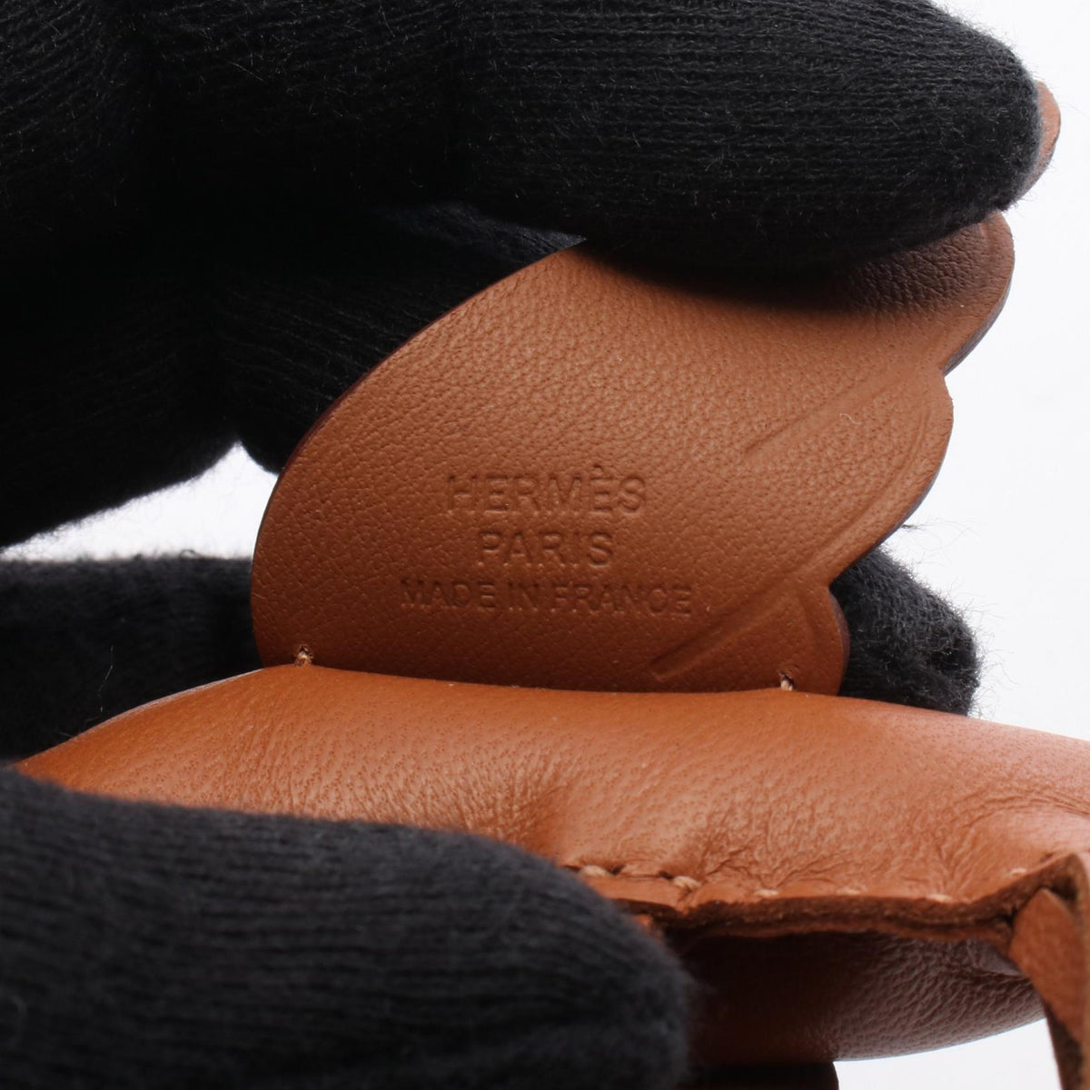 HERMES Rodeo Pegasus PM Gold Charm Brown