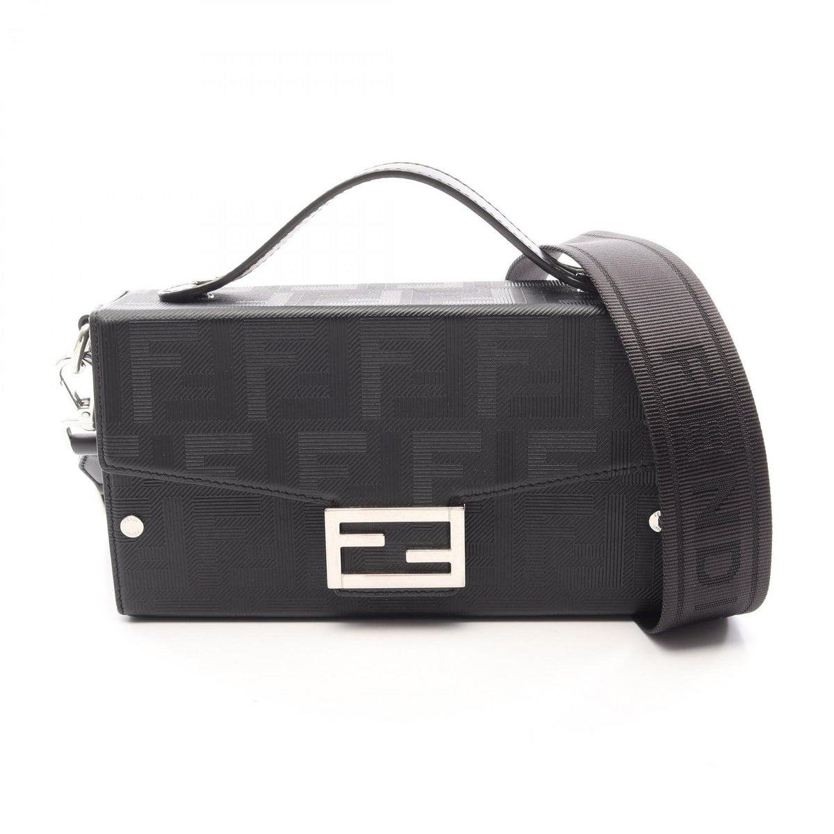 FENDI Soft Trunk Baguette Shoulder Bag