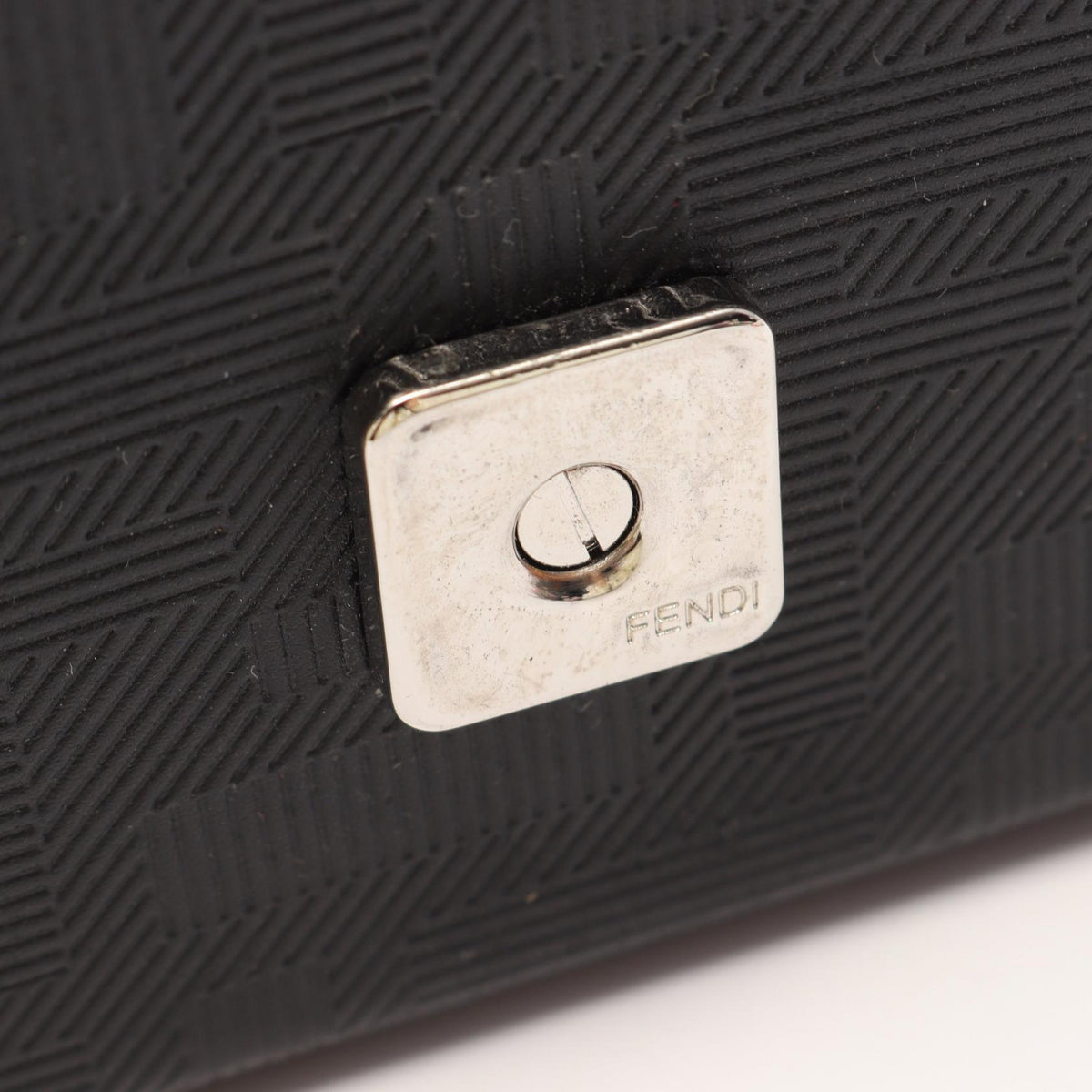 FENDI Soft Trunk Baguette Shoulder Bag