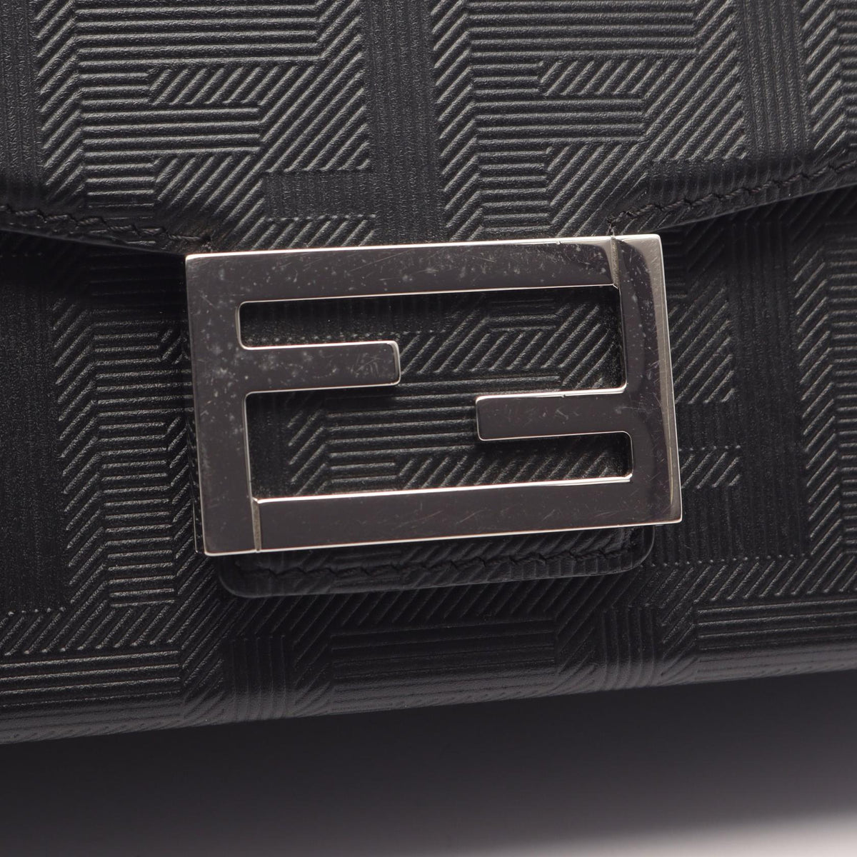 FENDI Soft Trunk Baguette Shoulder Bag