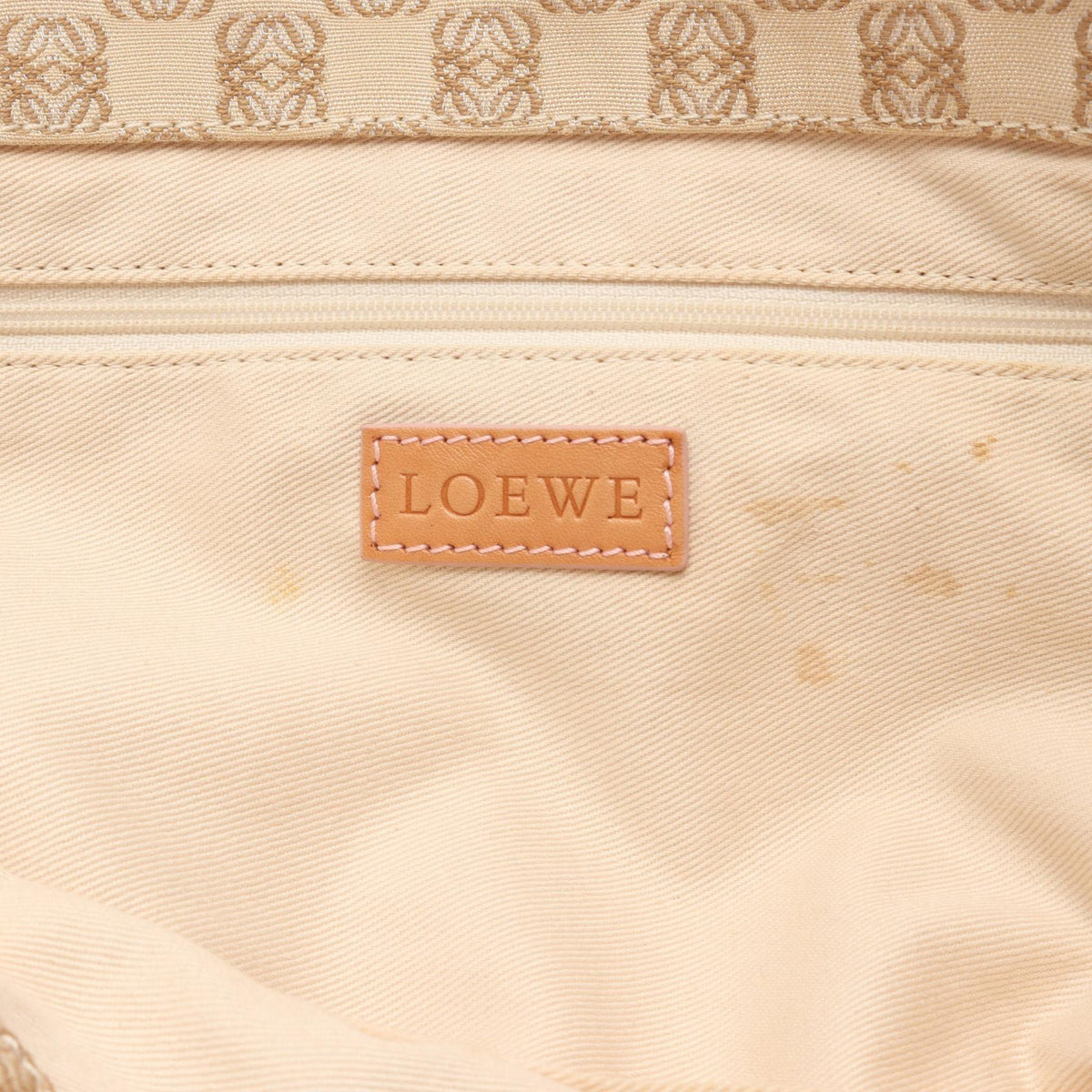 LOEWE Repeat Anagram Canvas Tote Bag