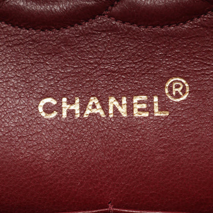 CHANEL Matelassé Double Flap Bag Black