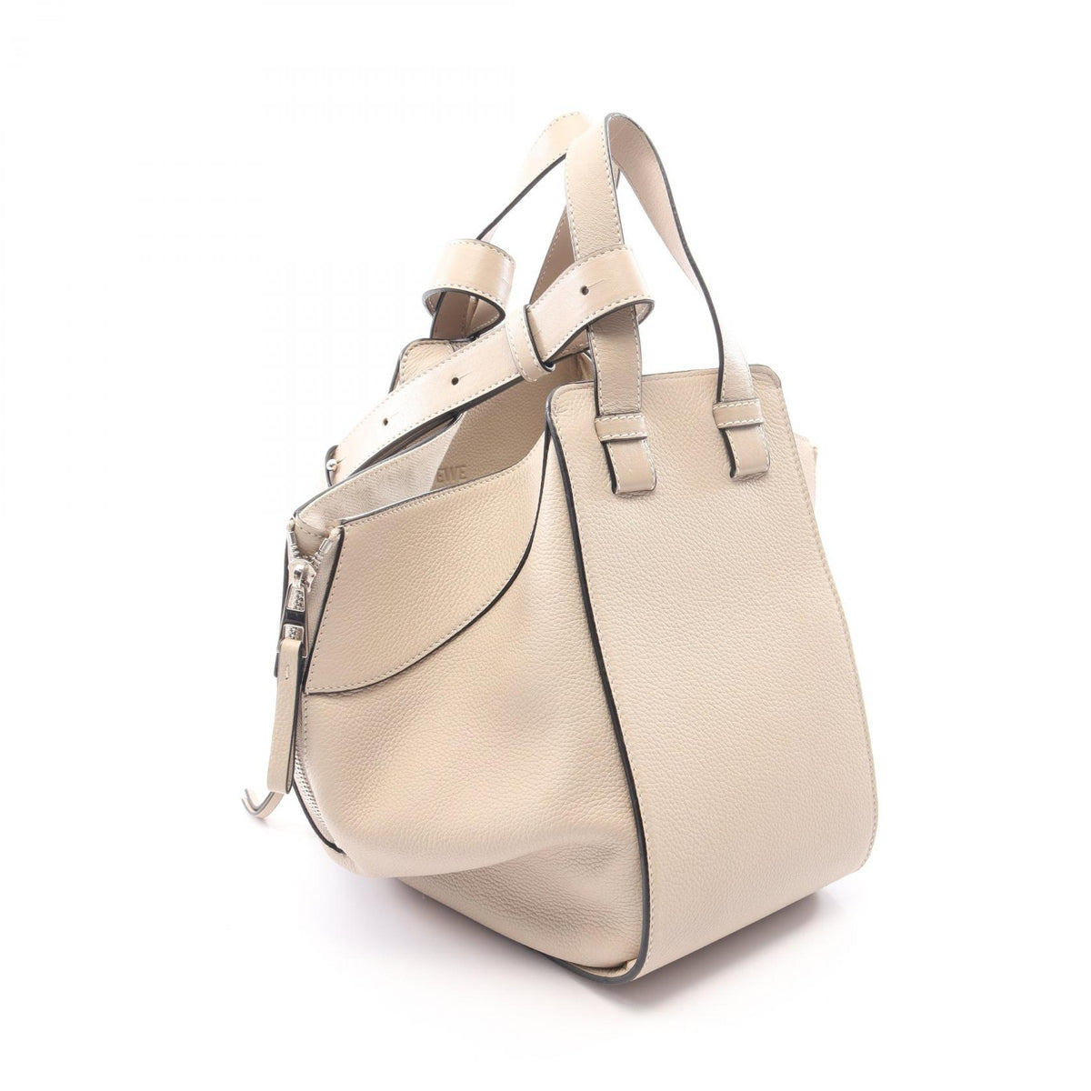 LOEWE HAMMOCK SMALL 2WAY Leather Bag Beige