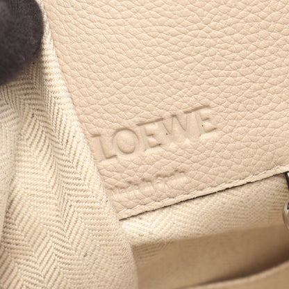 LOEWE HAMMOCK SMALL 2WAY Leather Bag Beige