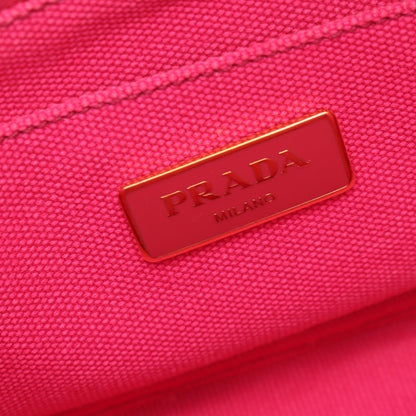 PRADA CANAPA Mini 2-Way Canvas Tote Bag