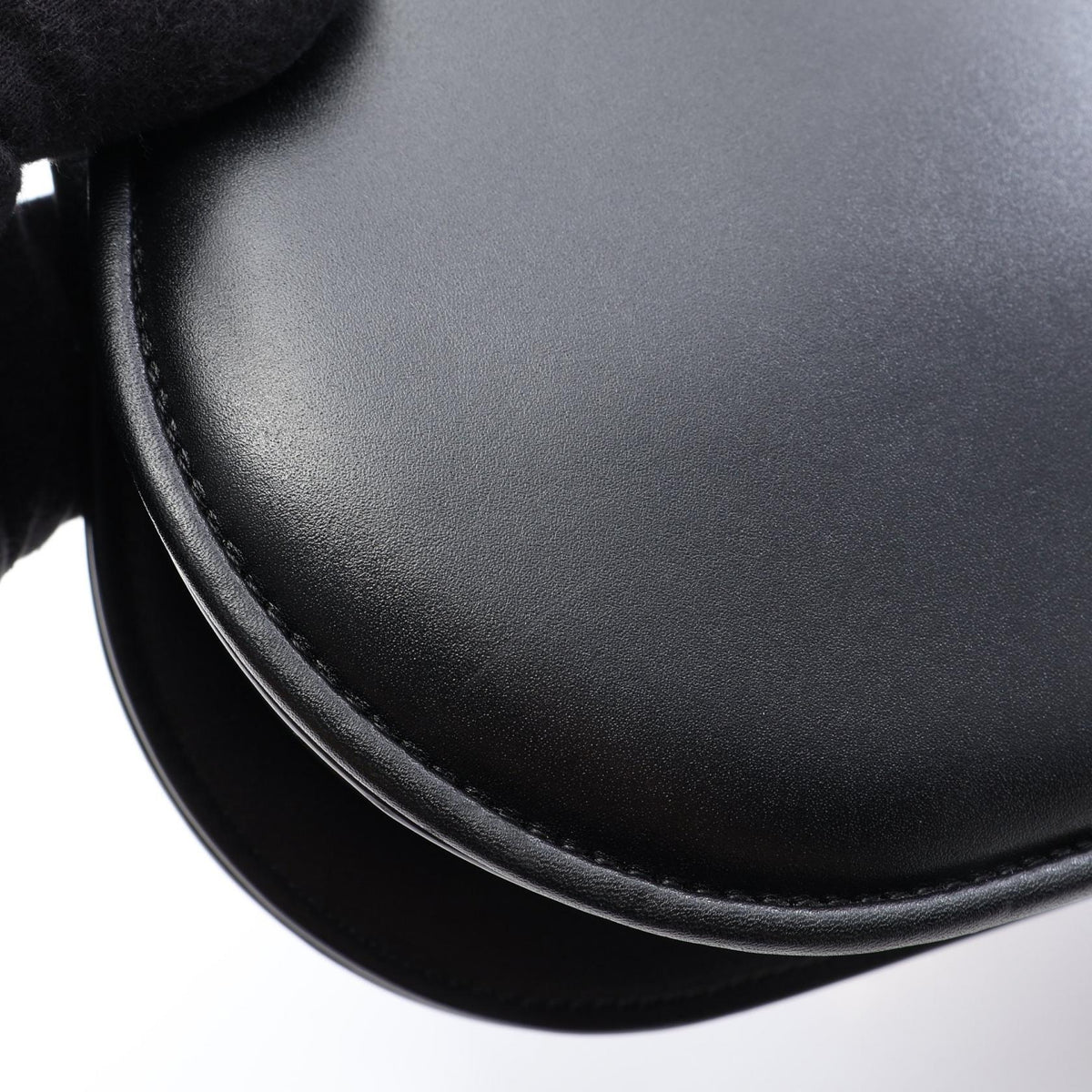 FENDI Black Leather Medium Shoulder Bag